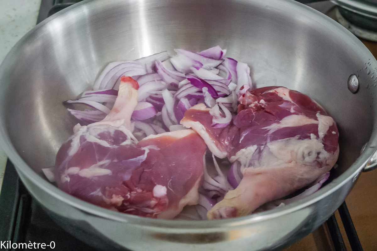 Photo de recette de canard de Kilomètre-0, blog de cuisine réalisée à partir de produits locaux et issus de circuits courts