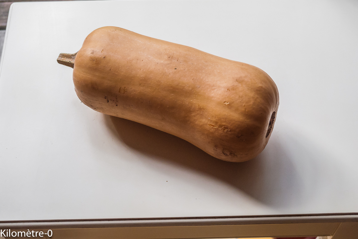 Photo de recette de courge butternut de Kilomètre-0, blog de cuisine réalisée à partir de produits locaux et issus de circuits courts