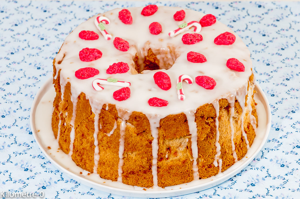 Photo de recette d'angel cake de Kilomètre-0, blog de cuisine réalisée à partir de produits locaux et issus de circuits courts