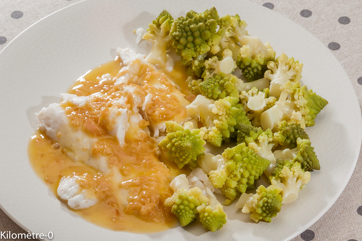 Photo de recette de merlu, four vapeur, beurre blanc de Kilomètre-0, blog de cuisine réalisée à partir de produits locaux et issus de circuits courts
