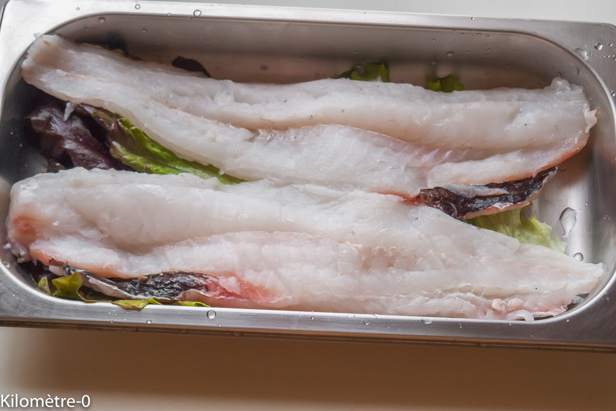Photo de recette de merlu de Kilomètre-0, blog de cuisine réalisée à partir de produits locaux et issus de circuits courts
