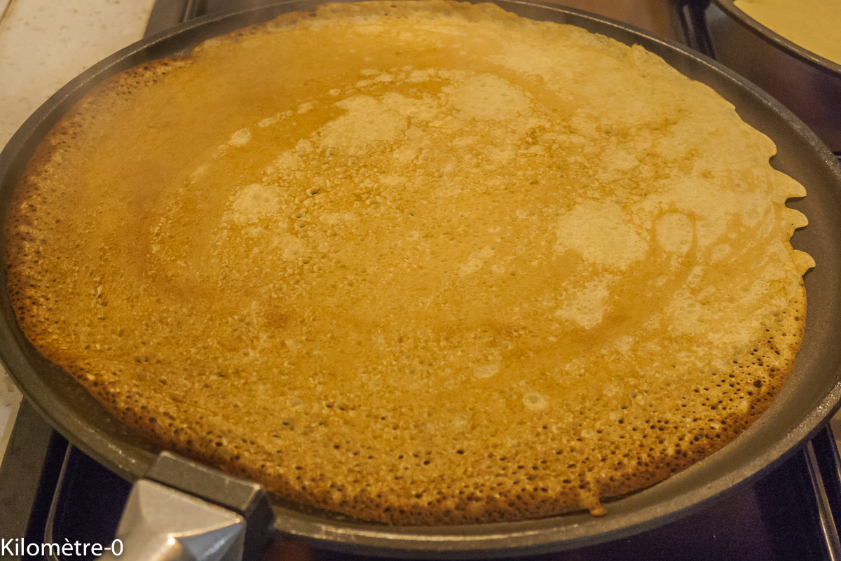 Photo de recette de crêpes de Kilomètre-0, blog de cuisine réalisée à partir de produits locaux et issus de circuits courts