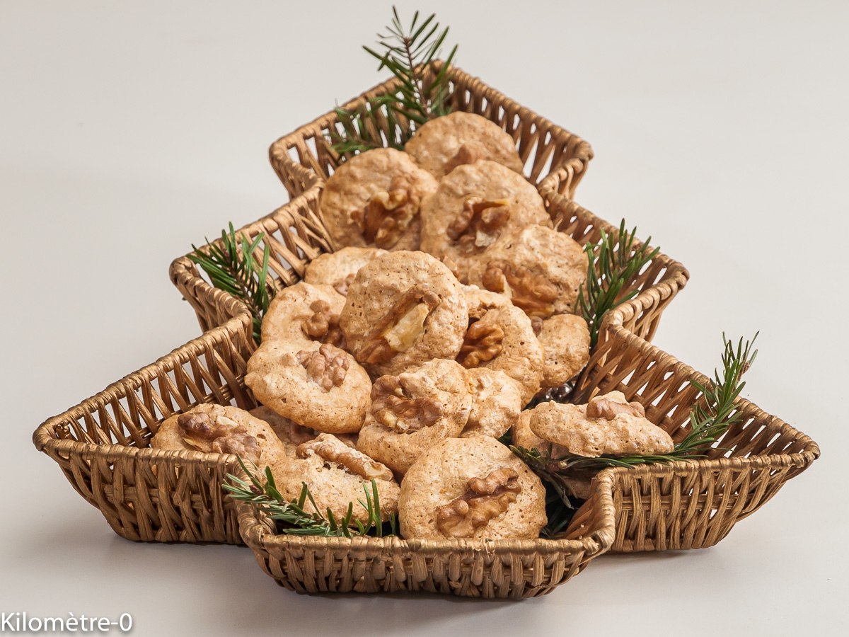 Photo de recette de craquants, noix, Périgord, alsace, Noël de Kilomètre-0, blog de cuisine réalisée à partir de produits locaux et issus de circuits courts
