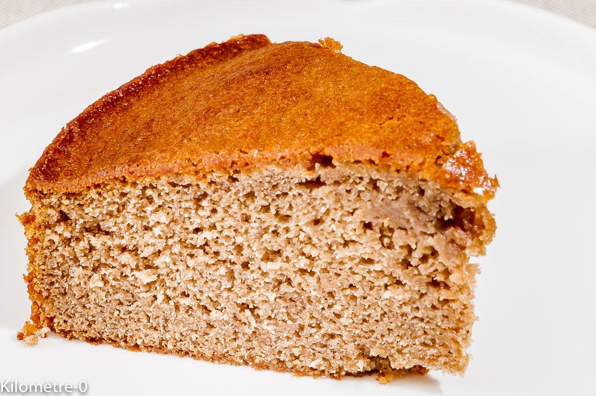 Photo de recette de gâteau à la crème de marron, facile, rapide de Kilomètre-0, blog de cuisine réalisée à partir de produits locaux et issus de circuits courts