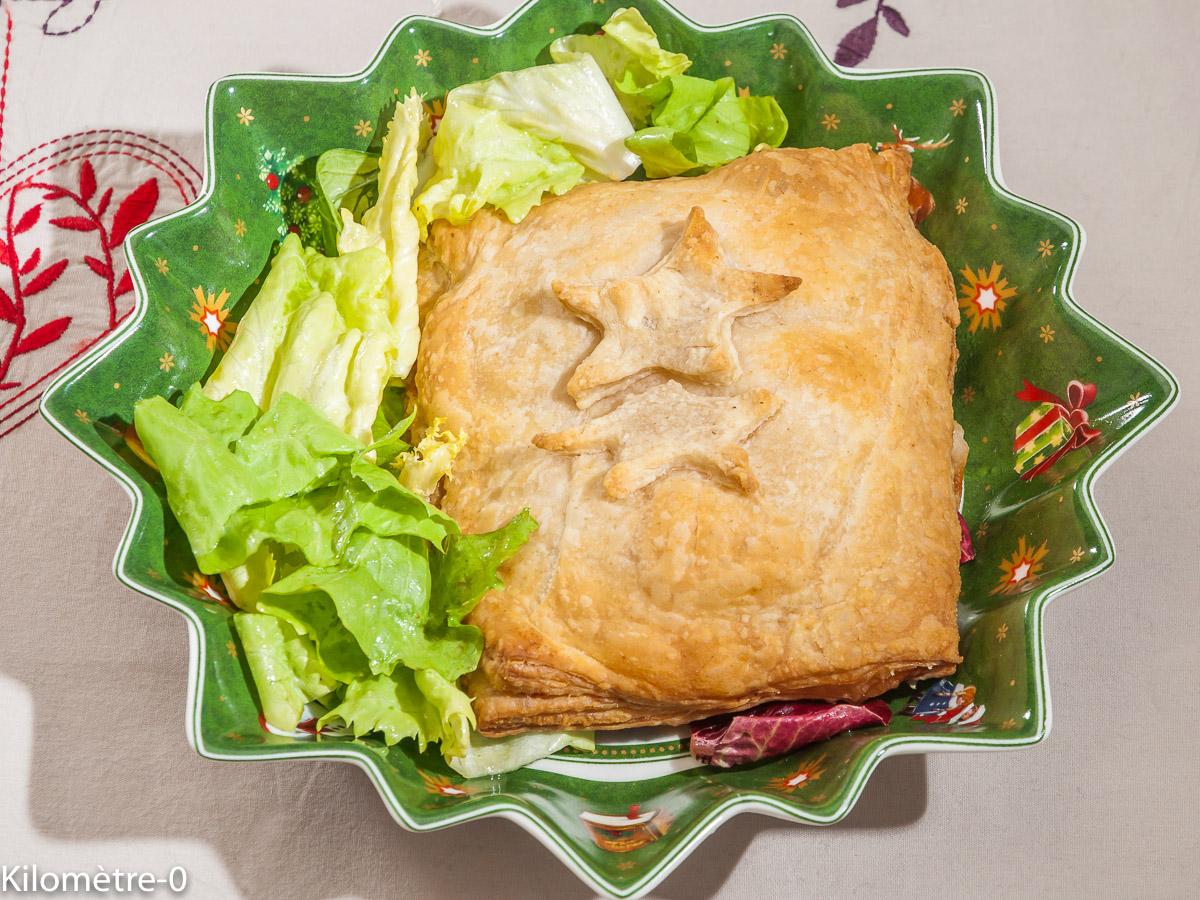 Photo de recette de feuilleté, bar, mangue de Kilomètre-0, blog de cuisine réalisée à partir de produits locaux et issus de circuits courts