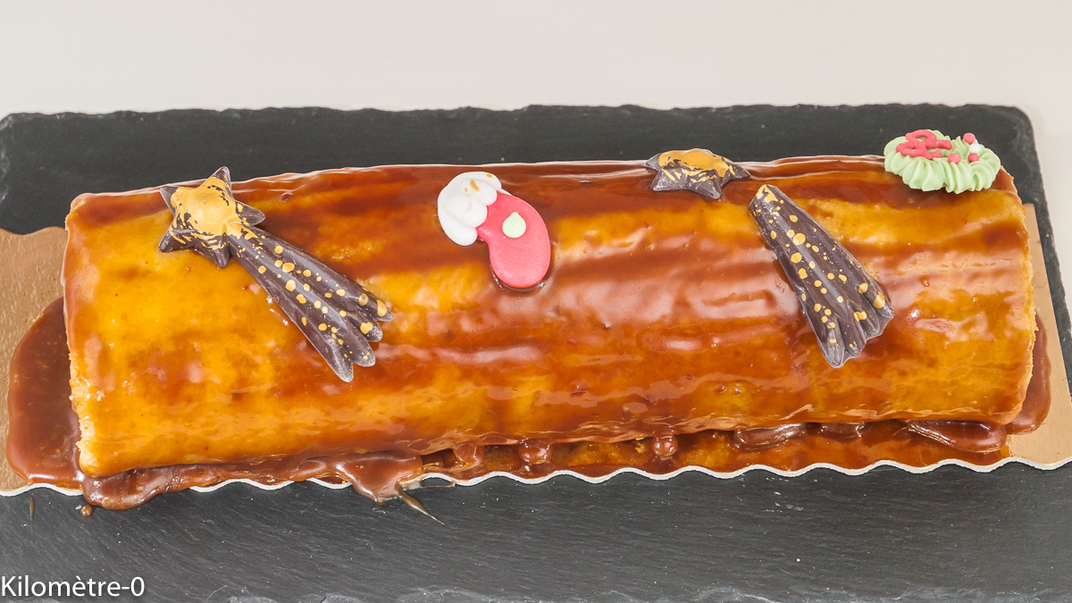 Buche speculoos avec insert caramel facile, Recette