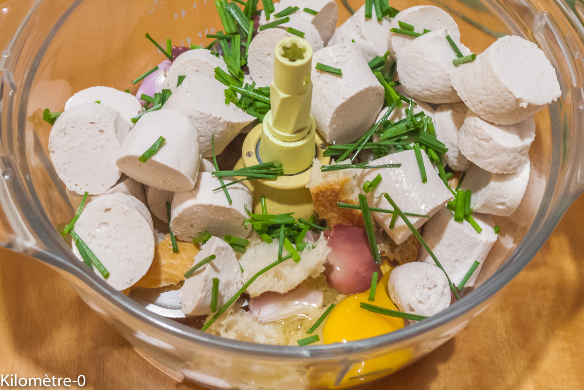 Photo de recette de farce de volaille; Noël de Kilomètre-0, blog de cuisine réalisée à partir de produits locaux et issus de circuits courts