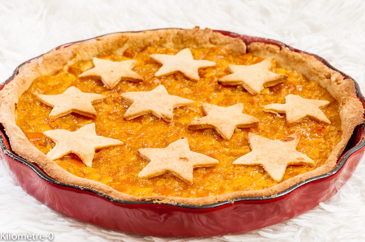 Photo de recette de tarte à l'orange de Kilomètre-0, blog de cuisine réalisée à partir de produits locaux et issus de circuits courts