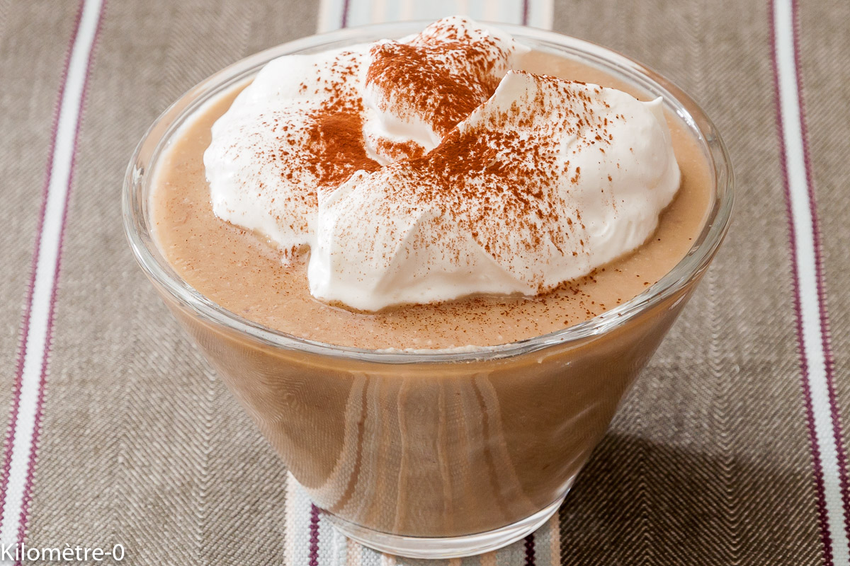 Photo de recette de cappucino, châtaignes, marron, soupe, velouté de Kilomètre-0, blog de cuisine réalisée à partir de produits locaux et issus de circuits courts
