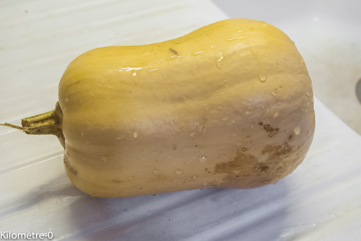 Photo de recette de butternut de Kilomètre-0, blog de cuisine réalisée à partir de produits locaux et issus de circuits courts