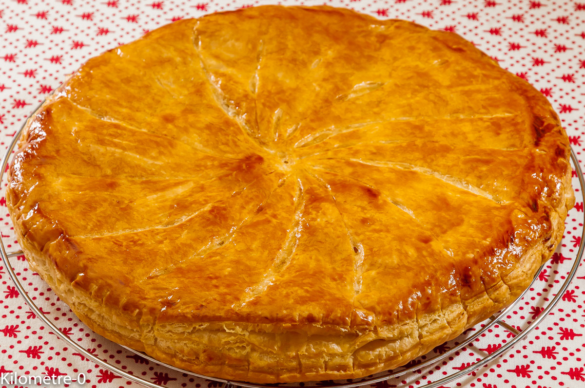 Photo de recette de galette des rois, marrons, amandes de Kilomètre-0, blog de cuisine réalisée à partir de produits locaux et issus de circuits courts