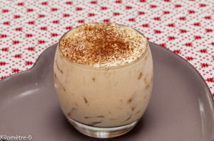 Photo de recette de  verrine, mascarpone, poire de Kilomètre-0, blog de cuisine réalisée à partir de produits locaux et issus de circuits courts