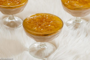 Photo de recette de coupe,  fromage blanc, marrons, orange, automne, hiver, de Kilomètre-0, blog de cuisine réalisée à partir de produits locaux et issus de circuits courts