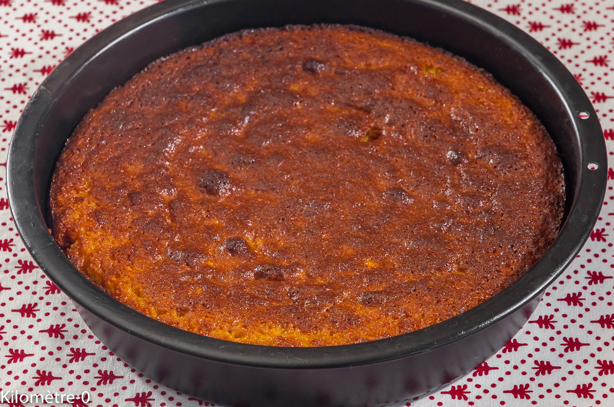 Photo de recette de gâteau fondant à l'orange, amandes de Kilomètre-0, blog de cuisine réalisée à partir de produits locaux et issus de circuits courts