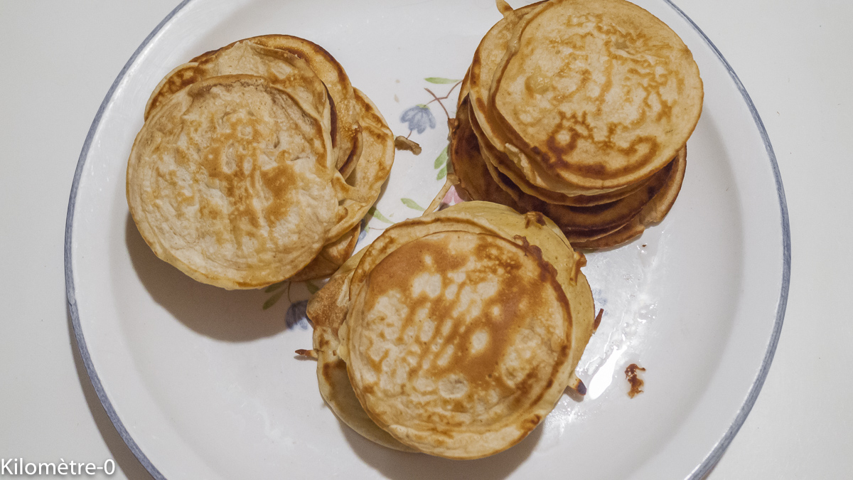 Photo de recette de blinis de Kilomètre-0, blog de cuisine réalisée à partir de produits locaux et issus de circuits courts