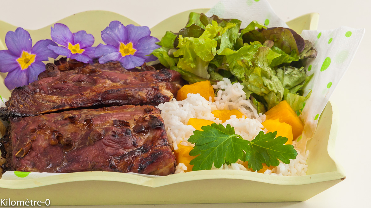 Photo de recette de spare ribs facile de Kilomètre-0, blog de cuisine réalisée à partir de produits locaux et issus de circuits courts