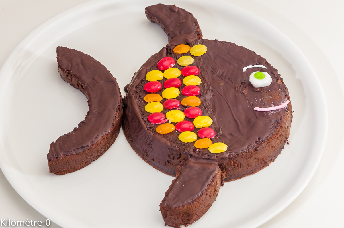 Photo de recette de gâteau, poisson, anniversaire, chocolat, poisson d'avril ,Kilomètre-0, blog de cuisine réalisée à partir de produits locaux et issus de circuits courts