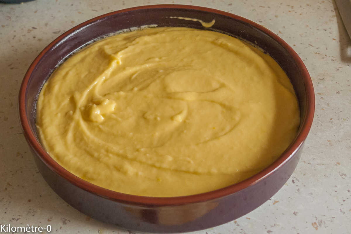 Photo de recette de gâteau de semoule facile de Kilomètre-0, blog de cuisine réalisée à partir de produits locaux et issus de circuits courts