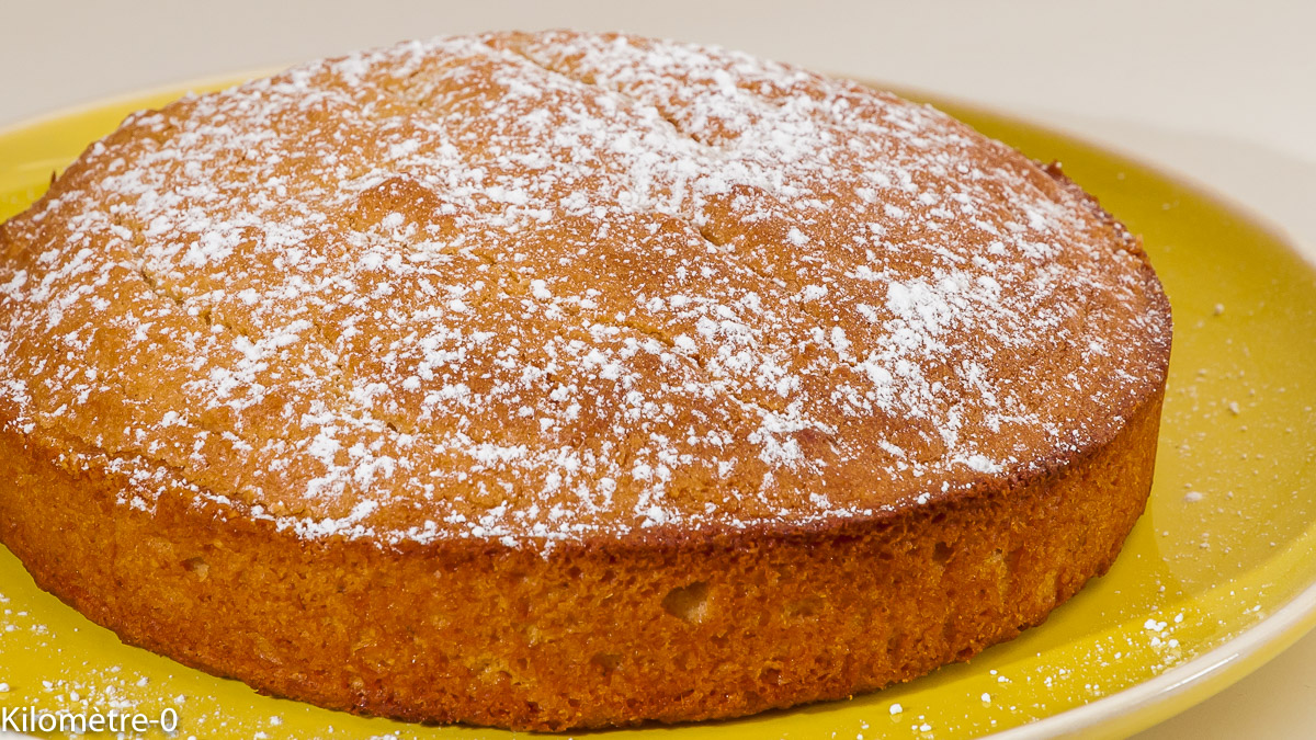 Photo de recette de gâteau aux noisettes de Kilomètre-0, blog de cuisine réalisée à partir de produits locaux et issus de circuits courts