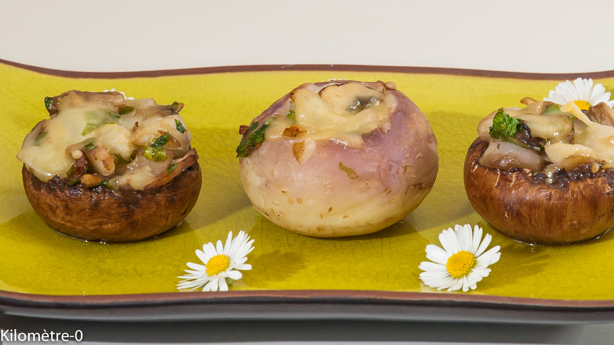Photo de recette de navets farcis, légumes farcis, bio, facile de Kilomètre-0, blog de cuisine réalisée à partir de produits locaux et issus de circuits courts