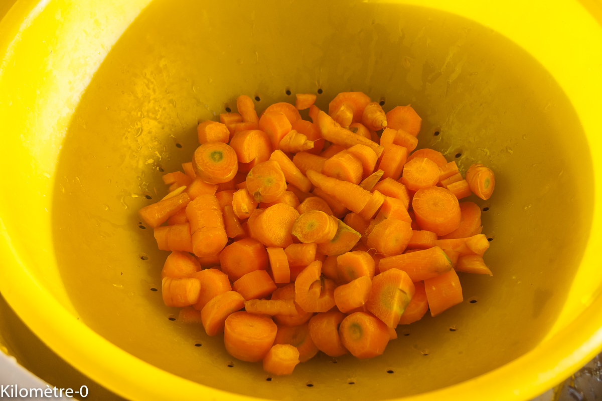 Photo de recette de carottes de Kilomètre-0, blog de cuisine réalisée à partir de produits locaux et issus de circuits courts