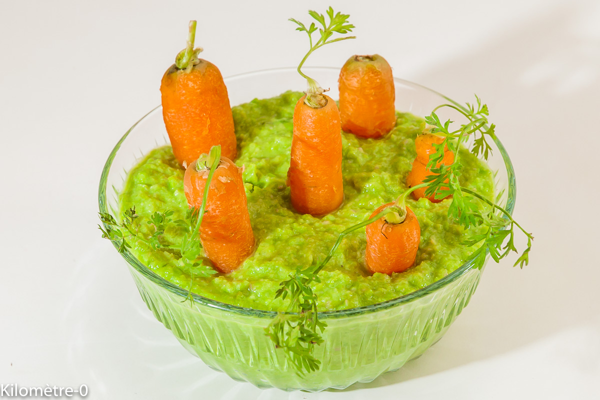 Photo de recette de légumes apéro carottes de Kilomètre-0, blog de cuisine réalisée à partir de produits locaux et issus de circuits courts