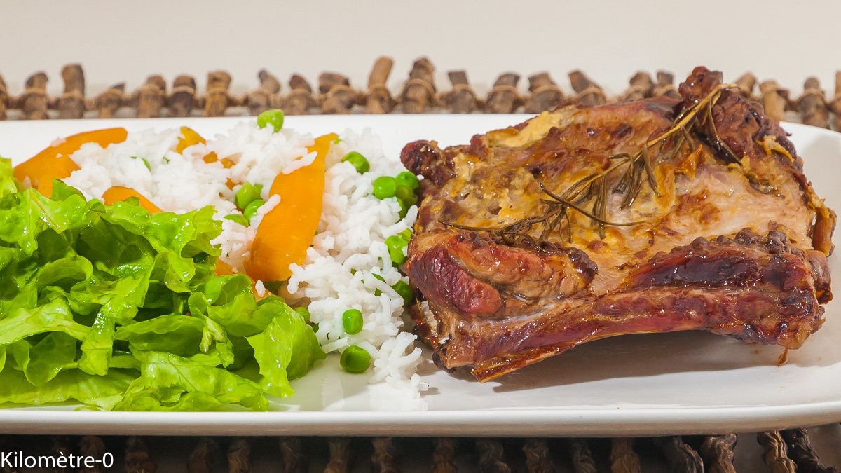 Photo de recette de spare ribs moutarde, travers de porc, grillade, facile, Kilomètre-0, blog de cuisine réalisée à partir de produits locaux et issus de circuits courts