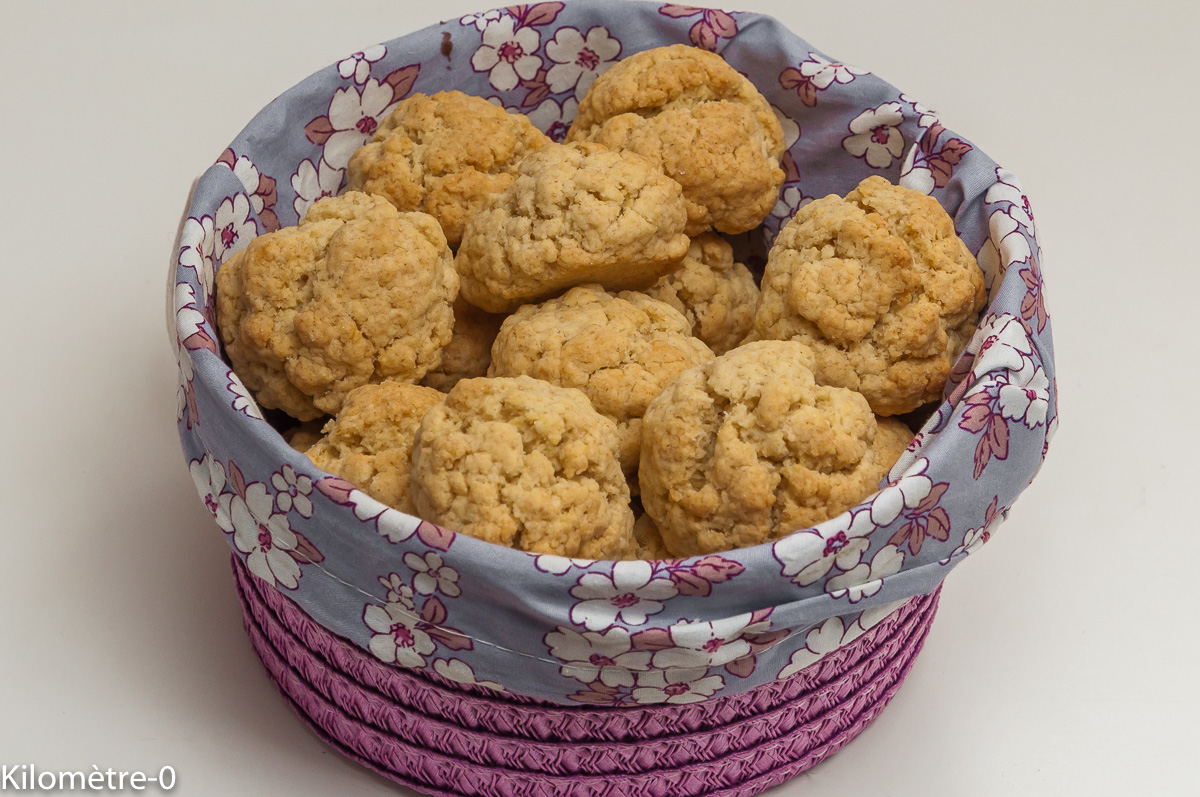 Photo de recette de petits gâteaux faciles, bio de Kilomètre-0, blog de cuisine réalisée à partir de produits locaux et issus de circuits courts