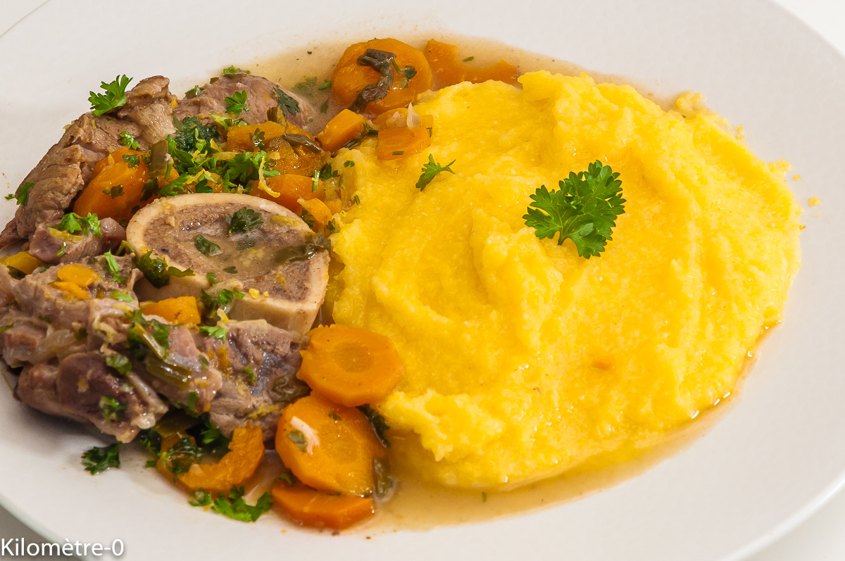Photo de recette italienne, osso bucco facile de Kilomètre-0, blog de cuisine réalisée à partir de produits locaux et issus de circuits courts