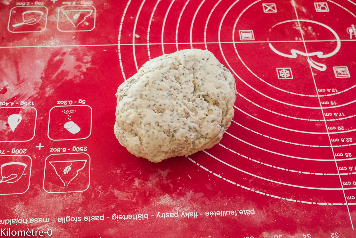 Photo de recette de crackers de Kilomètre-0, blog de cuisine réalisée à partir de produits locaux et issus de circuits courts