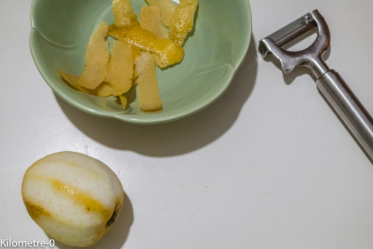 Photo de recette de citron bio de Kilomètre-0, blog de cuisine réalisée à partir de produits locaux et issus de circuits courts