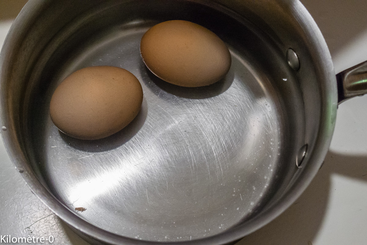 Photo de recette d'oeufs Kilomètre-0, blog de cuisine réalisée à partir de produits locaux et issus de circuits courts