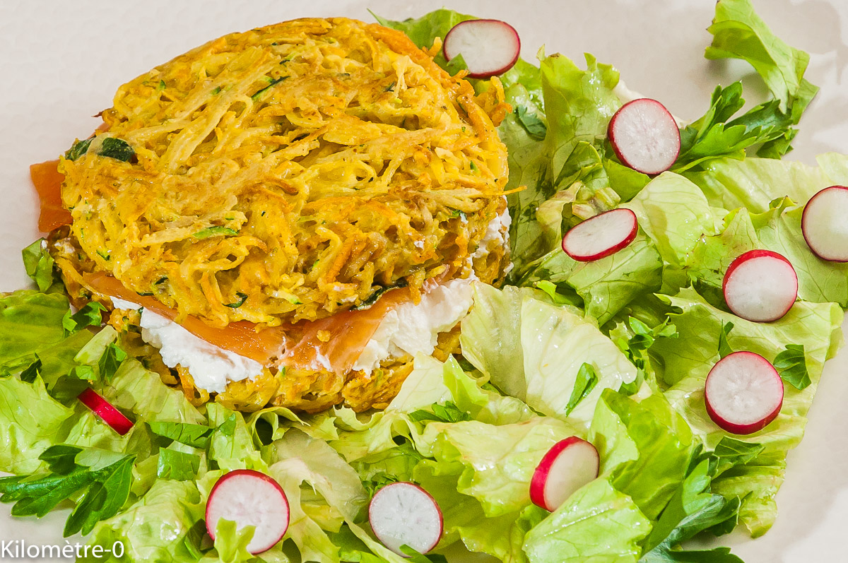 Photo de recette de galette végétale, curcuma, légumes, carotte, courgette, pomme de terre, bio de Kilomètre-0, blog de cuisine réalisée à partir de produits locaux et issus de circuits courts
