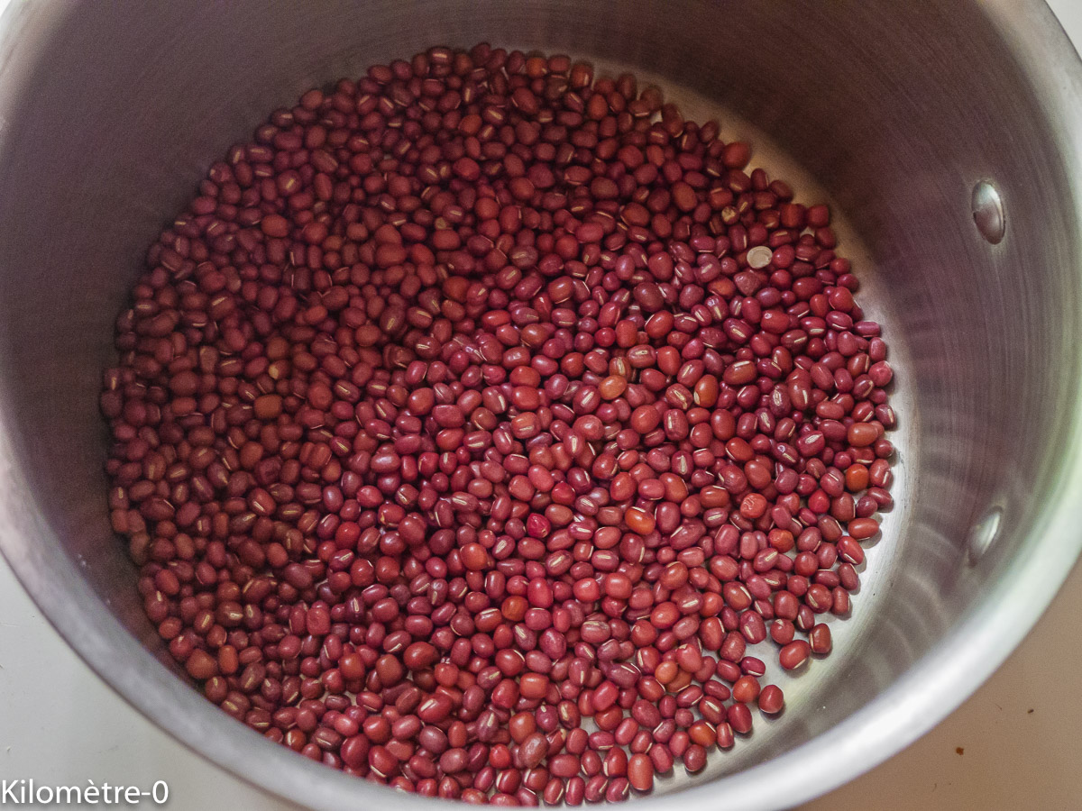 Photo de recette de haricots azuki, bio, français, local, de Kilomètre-0, blog de cuisine réalisée à partir de produits locaux et issus de circuits courts