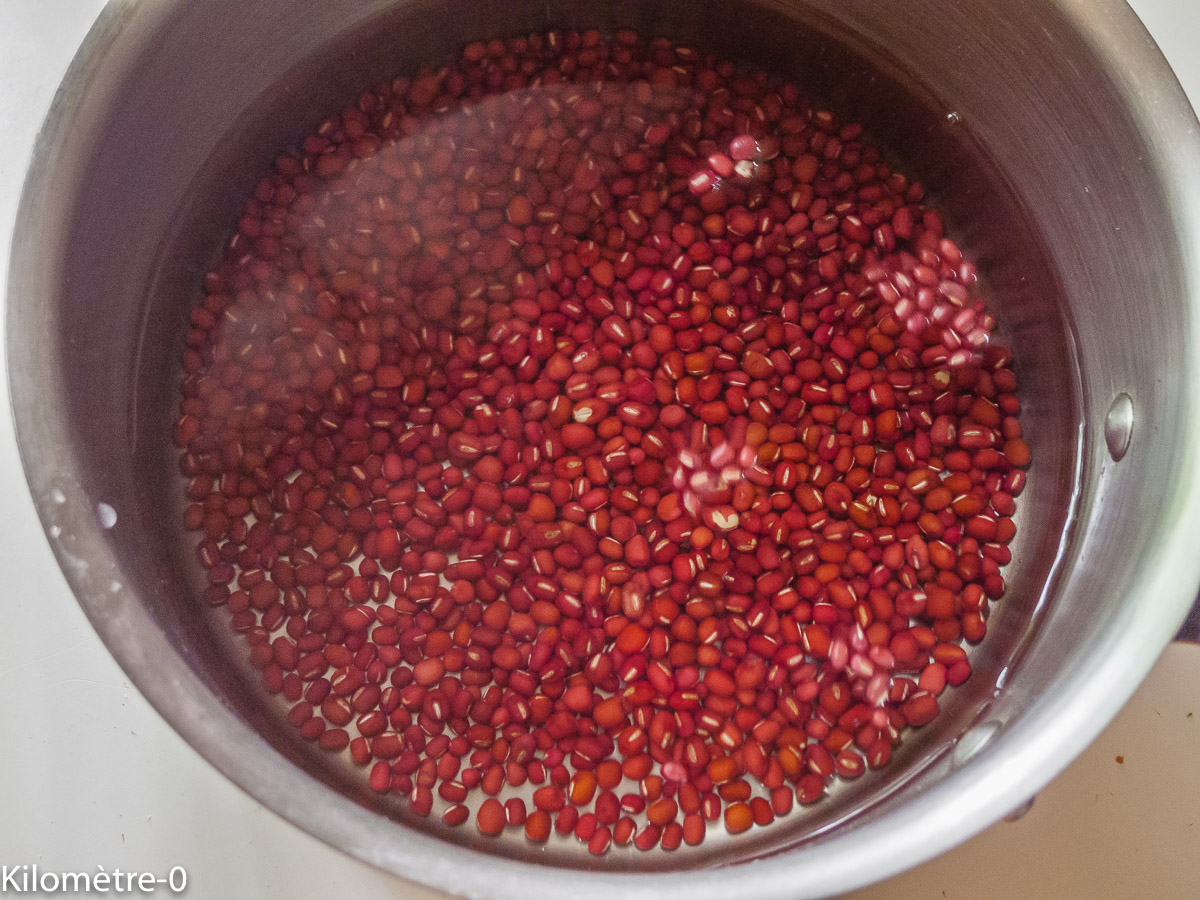 Photo de recette de haricots azuki, bio, français, local, de Kilomètre-0, blog de cuisine réalisée à partir de produits locaux et issus de circuits courts
