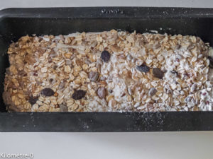 Photo de recette de pain au muesli bio de Kilomètre-0, blog de cuisine réalisée à partir de produits locaux et issus de circuits courts
