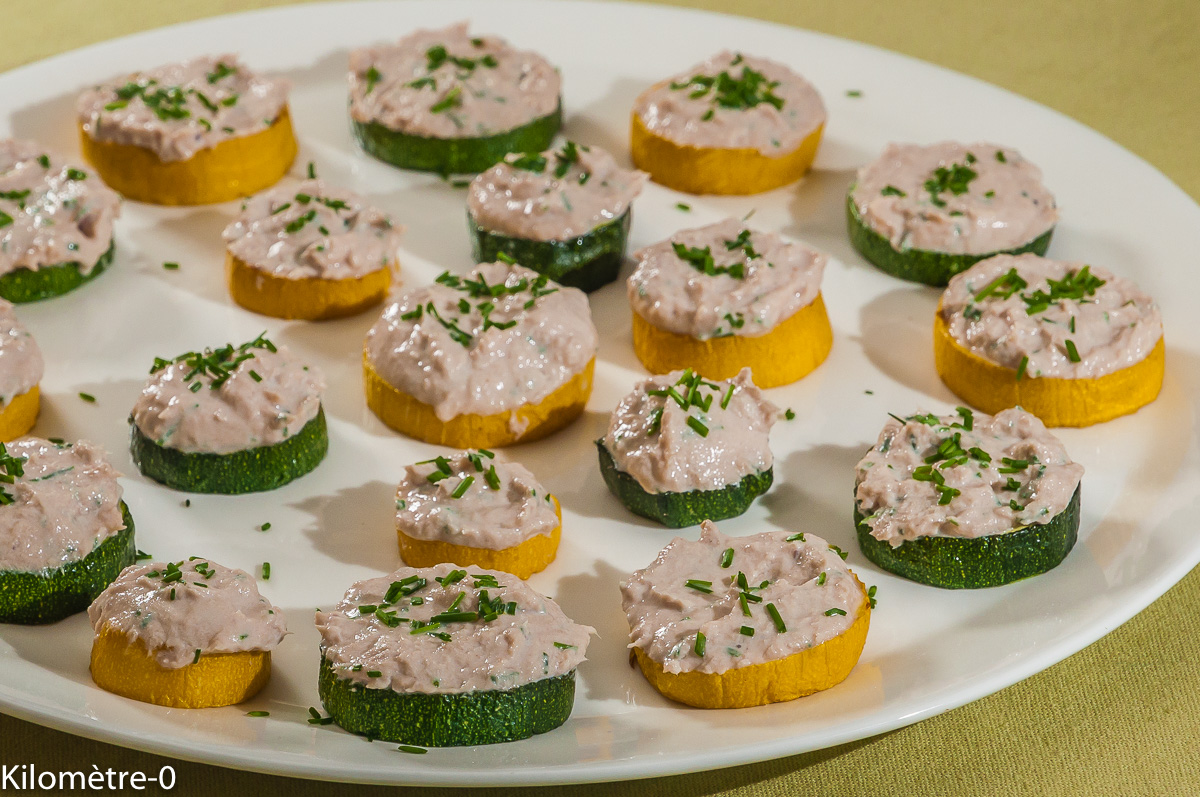 Courgettes Grillées Aux Rillettes De Thon