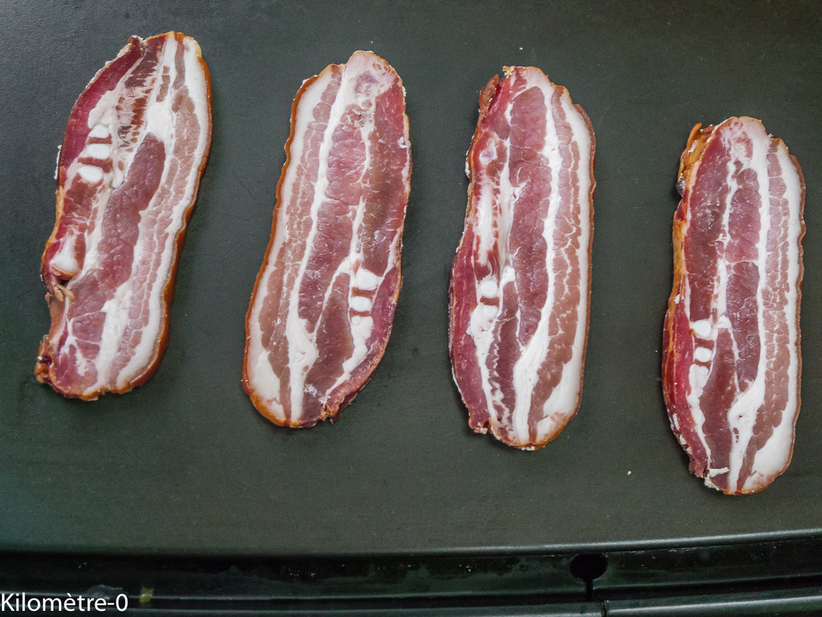 Photo de recette de poitrine fumée de Kilomètre-0, blog de cuisine réalisée à partir de produits locaux et issus de circuits courts
