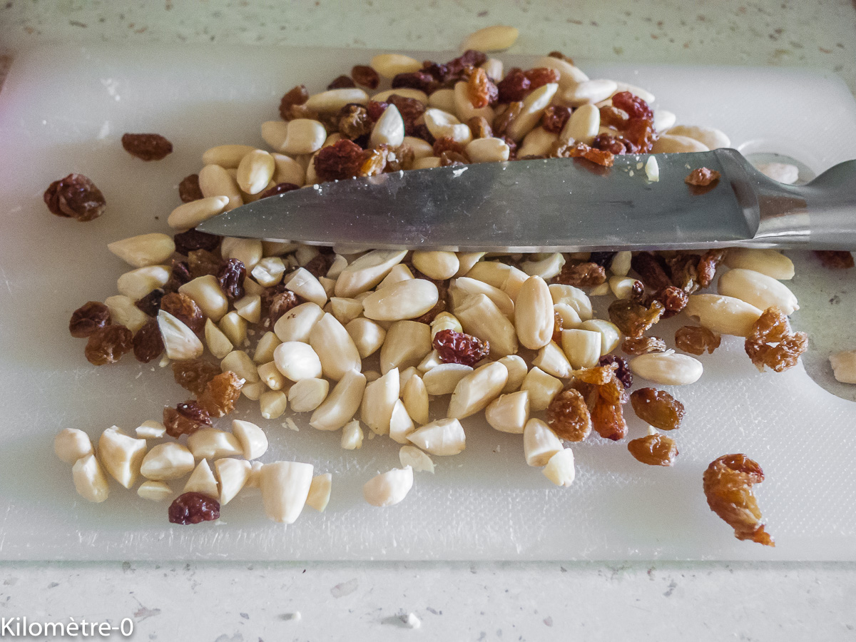Photo de recette d'amandes de Kilomètre-0, blog de cuisine réalisée à partir de produits locaux et issus de circuits courts