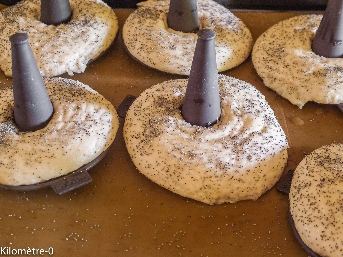 Photo de recette de bagel, facile, lekué, moules de Kilomètre-0, blog de cuisine réalisée à partir de produits locaux et issus de circuits courts