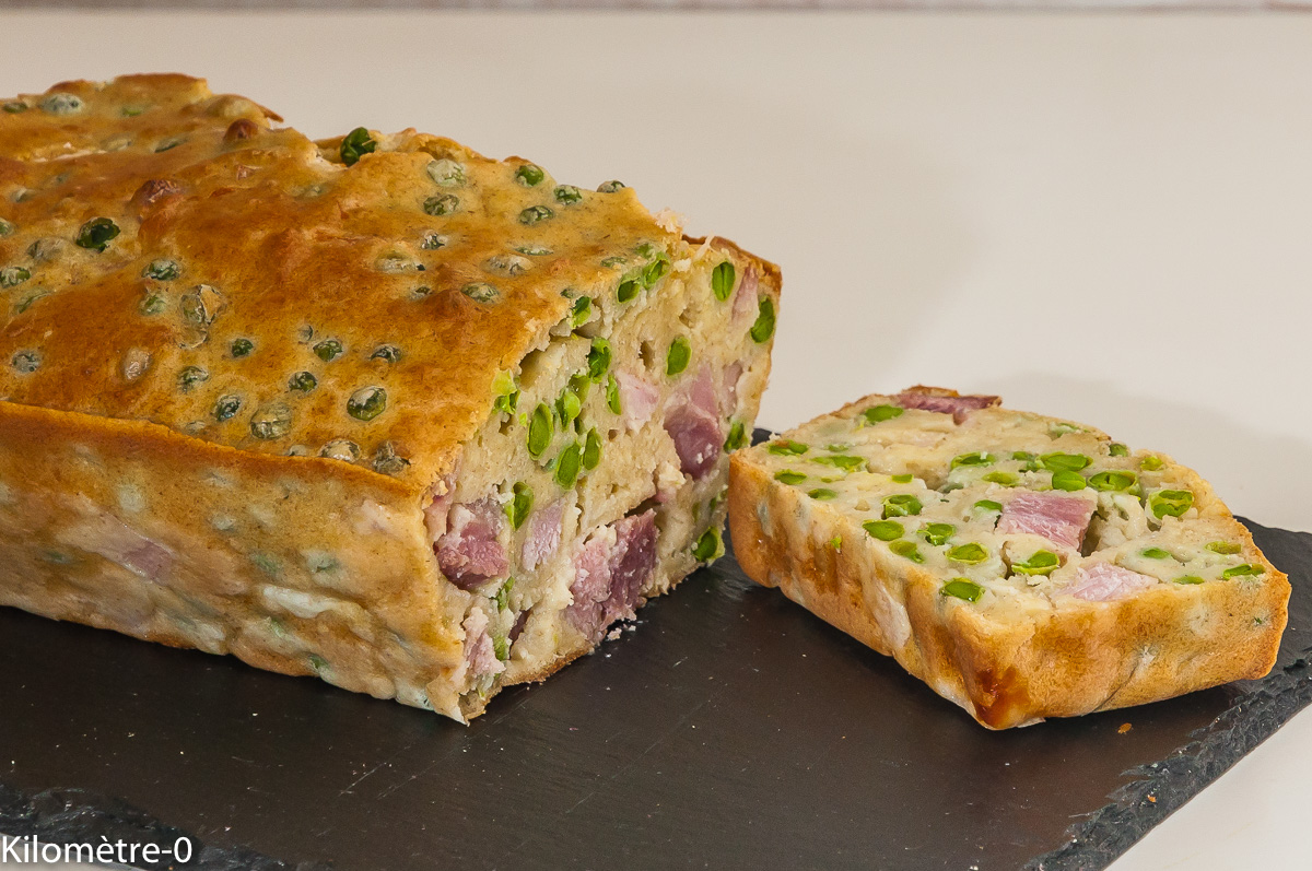 Cake Au Jambon Mozzarella Et Petits Pois Kilometre 0