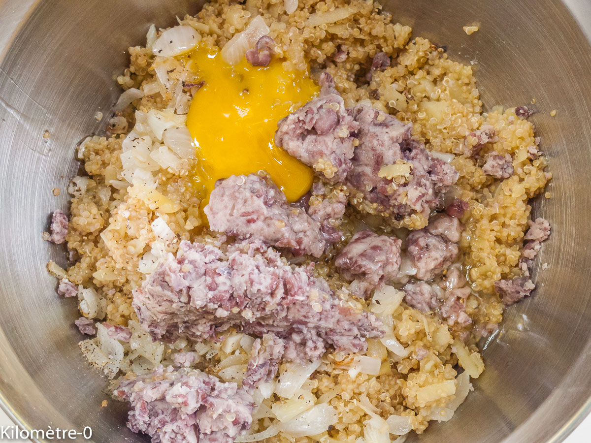 Photo de recette de polpette de Kilomètre-0, blog de cuisine réalisée à partir de produits locaux et issus de circuits courts