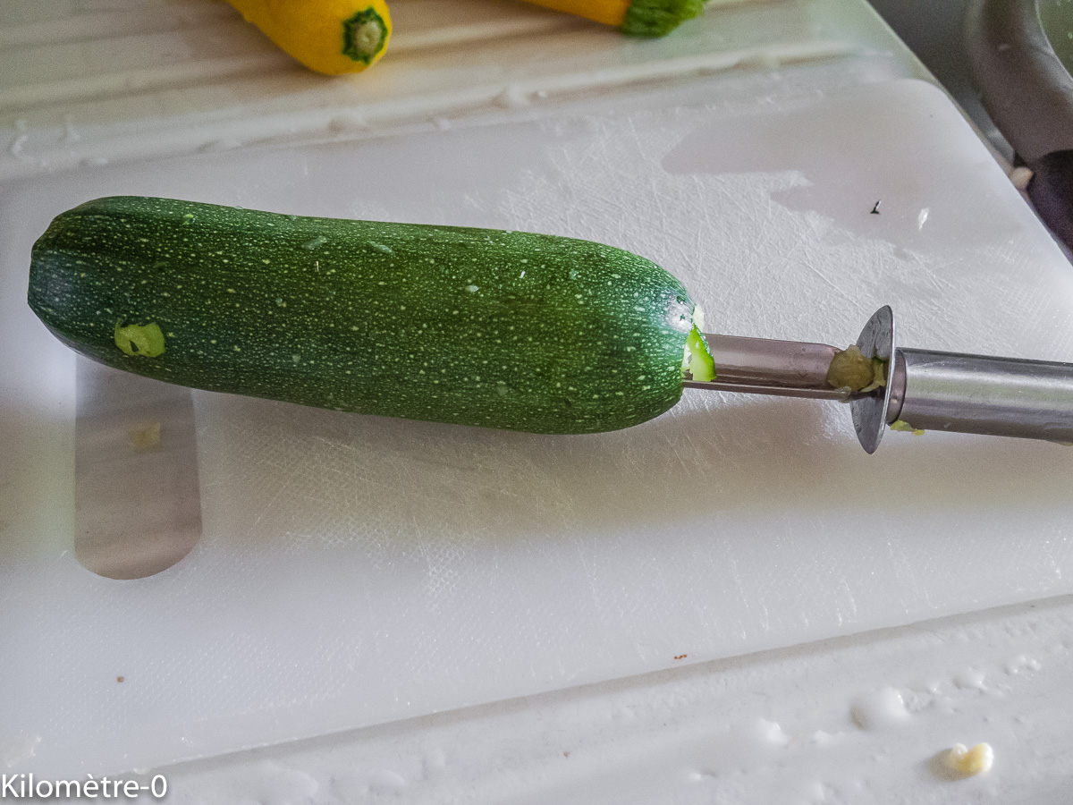 Photo de recette de courgette, hot dog de Kilomètre-0, blog de cuisine réalisée à partir de produits locaux et issus de circuits courts