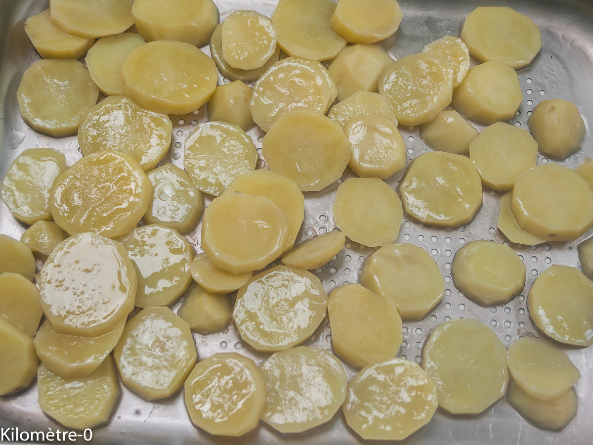 Photo de recette de pomme de terre, four vapeur, de Kilomètre-0, blog de cuisine réalisée à partir de produits locaux et issus de circuits courts