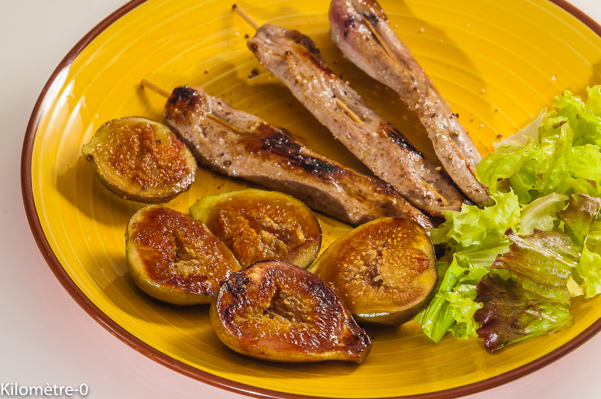 Photo de recette de canard aux figues , facile, marinade de  Kilomètre-0, blog de cuisine réalisée à partir de produits locaux et issus de circuits courts