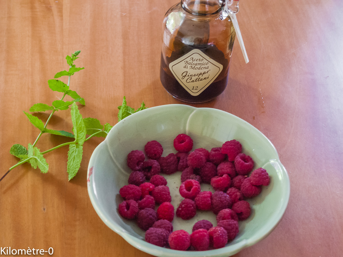 Photo de recette de vinaigre balsamique de réserve de Kilomètre-0, blog de cuisine réalisée à partir de produits locaux et issus de circuits courts