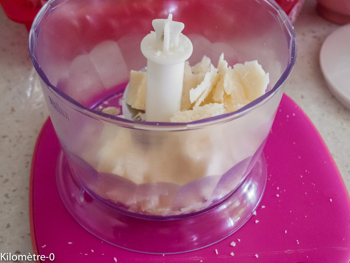 Photo de recette de grana padano de Kilomètre-0, blog de cuisine réalisée à partir de produits locaux et issus de circuits courts