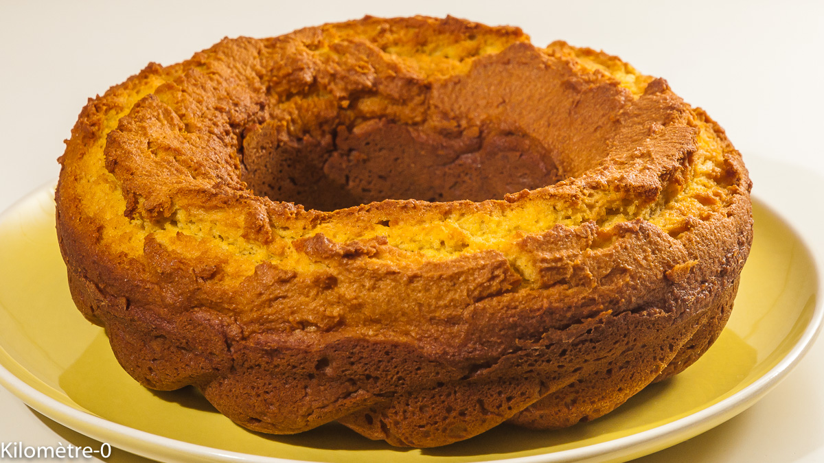 Photo de recette de couronne, gâteau, goûter, dessert, petit déjeuner, farine de maïs, Kilomètre-0, blog de cuisine réalisée à partir de produits locaux et issus de circuits courts