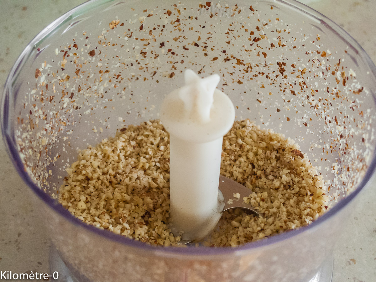 Photo de recette de noisettes bio de Kilomètre-0, blog de cuisine réalisée à partir de produits locaux et issus de circuits courts