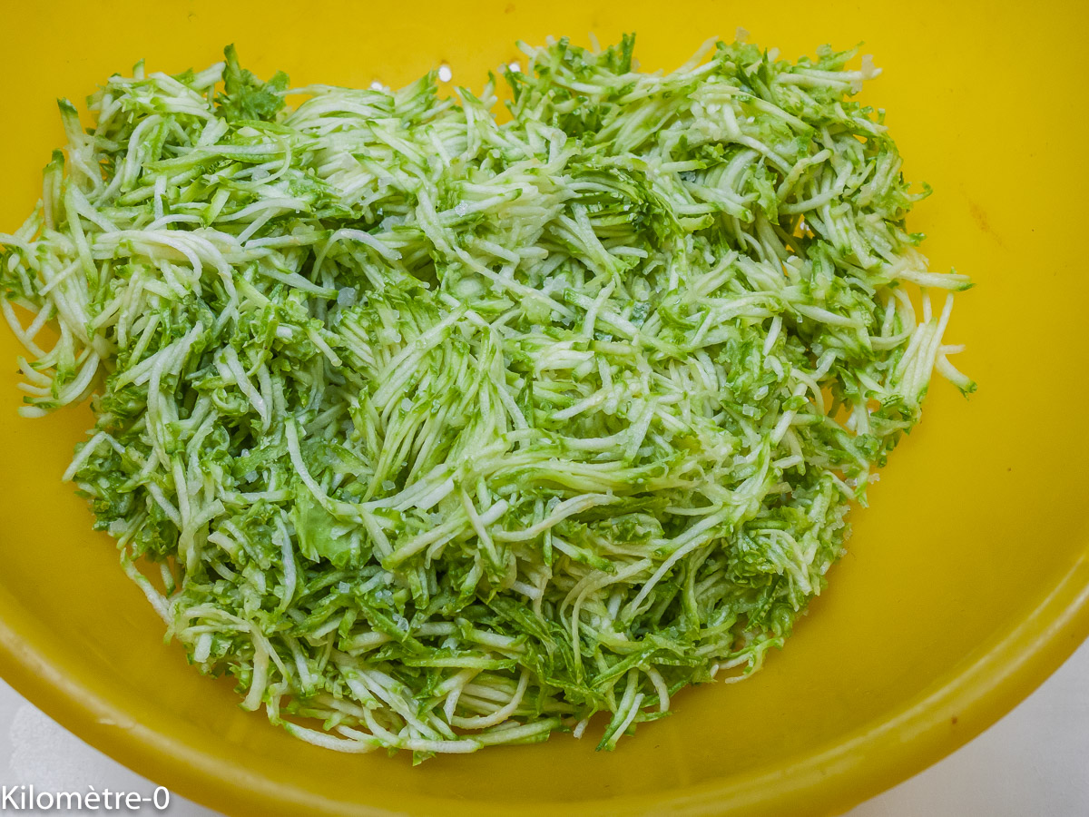 Photo de recette de courgettes de Kilomètre-0, blog de cuisine réalisée à partir de produits locaux et issus de circuits courts
